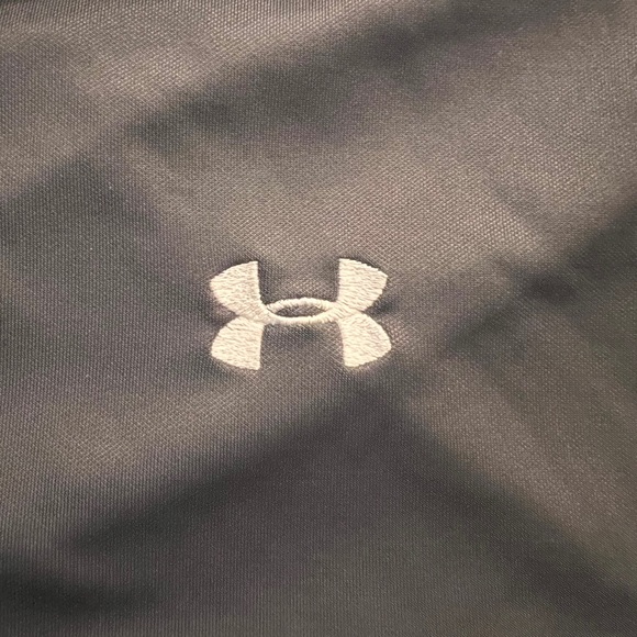 Under Armour | Grey | Mens Stretch Golf Polo Shirt - Picture 3 of 4